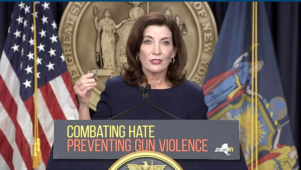 New York Gov. Kathy Hochul.