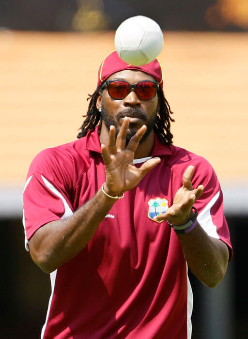 Former West Indies' cricketer Chris Gayle