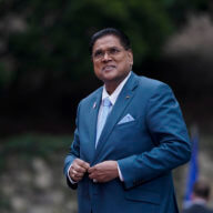 Suriname's President Chan Santokhi