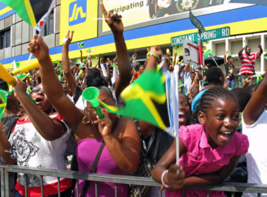 Jamaicans celebrate