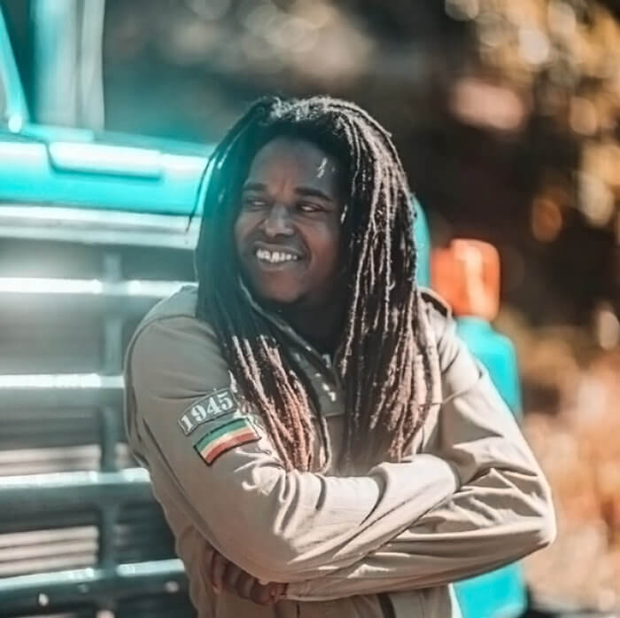 Jamaican Reggae artist Black Am I.