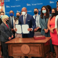Mayor Adams signs legislation guaranteeing access to safe, affordable abortion in New York City.