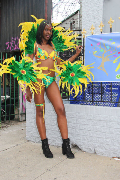 Kathline St. Fleur portrays 'Sunset" in the band "Carnival is Color."