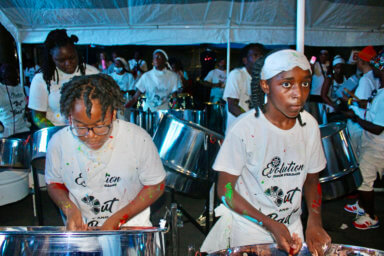 Pan Evolution Junior Steel Orchestra, overall prize winner, performing at the10th Annual Carlos Lezama Archives & Caribbean Culture Center (CLACC-C) Children's Festival & Youth Pan Fest.
