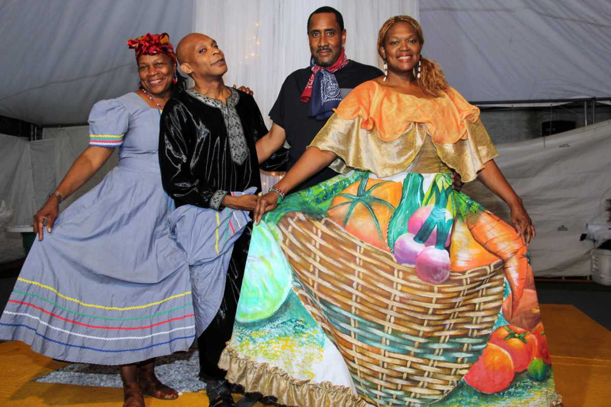 From left: Jocelyn Gay, Errol Josue, Edwig Timmeer and Rose Guerrier.
