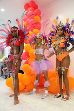 From left: Kai Davidson, Essence Brown and Jenii Davidson.