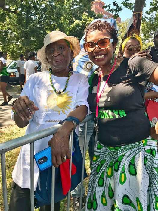 Bronx resident Vena W. Baker and Congresswoman Yvette D. Clarke.