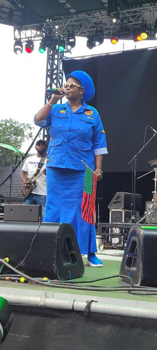 Sister Carol at Central Park.