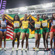 Jamaica storms to World U20 4x100 m record.