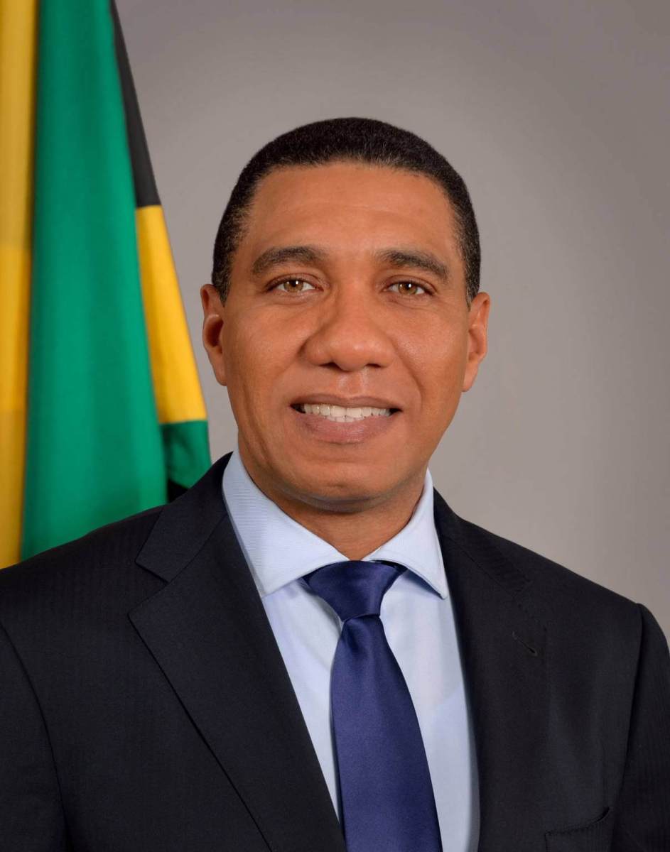 Jamaica's Prime Minister, Andrew Holness.