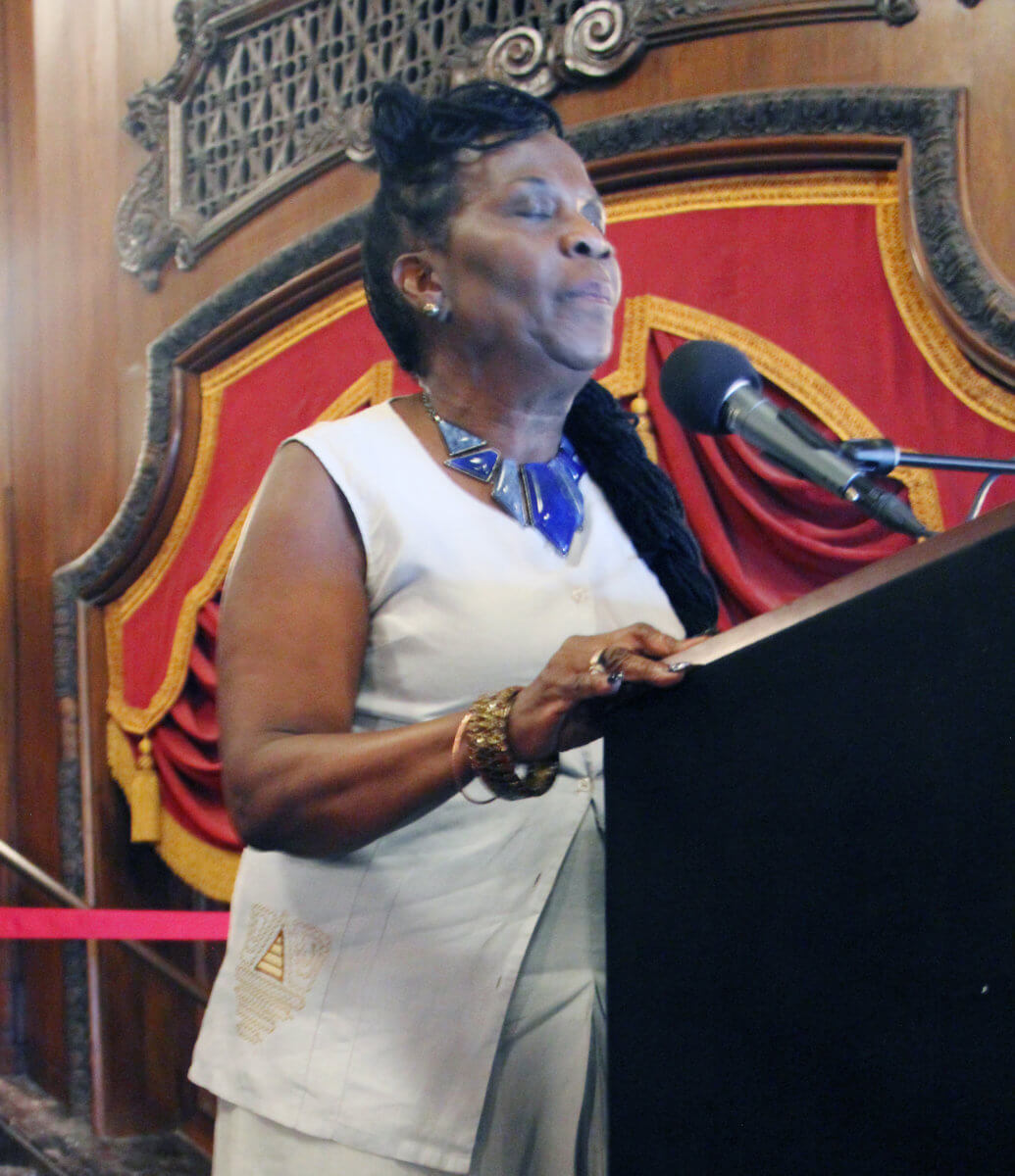 President of the Brooklyn-based J'Ouvert City International, Yvette Rennie.