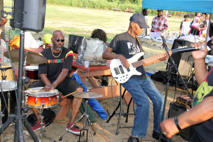 Caribbean Connection provides live entertainment at Canasrie Park.