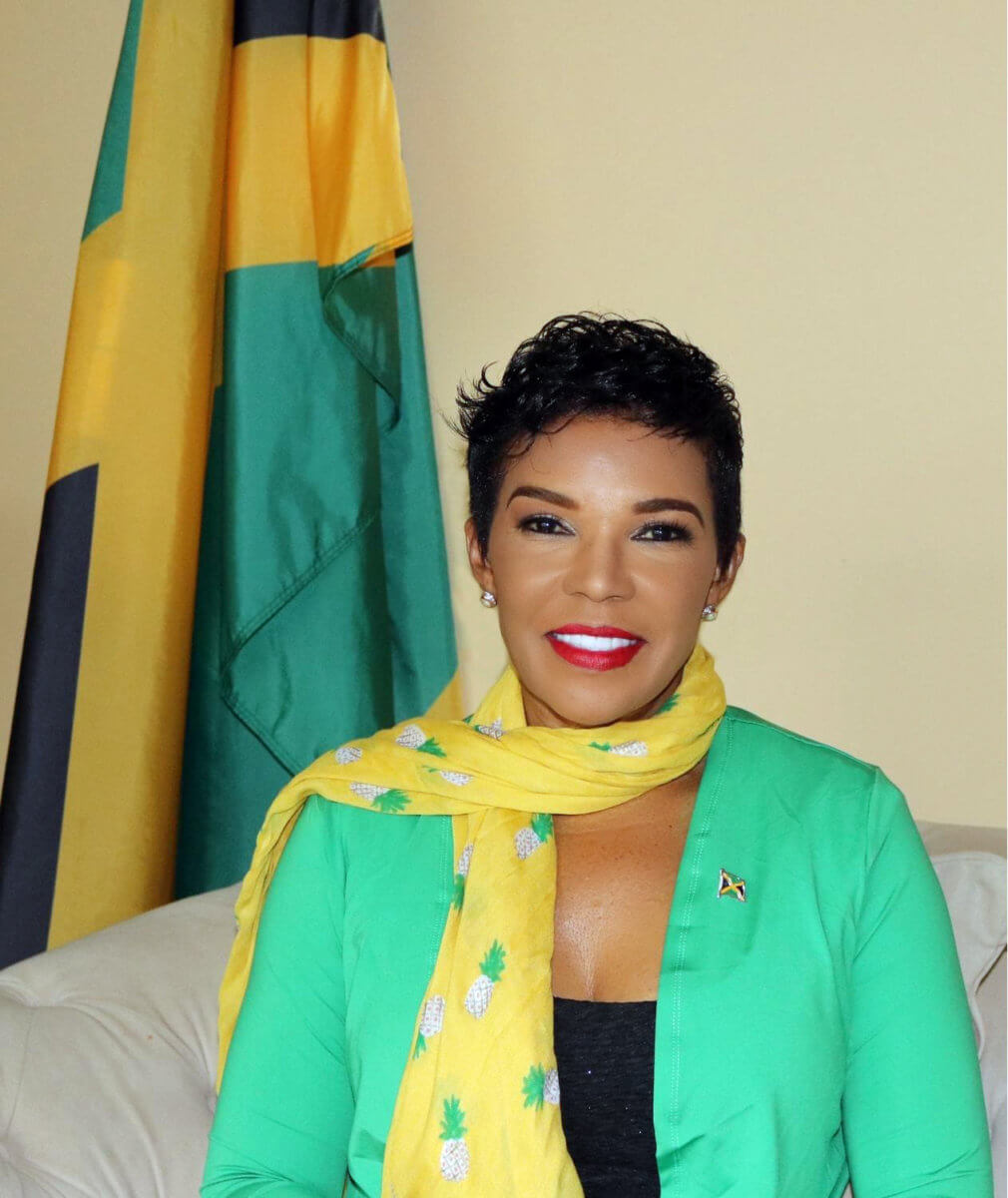 Jamaica's Ambassador to the United States, Audrey Marks.