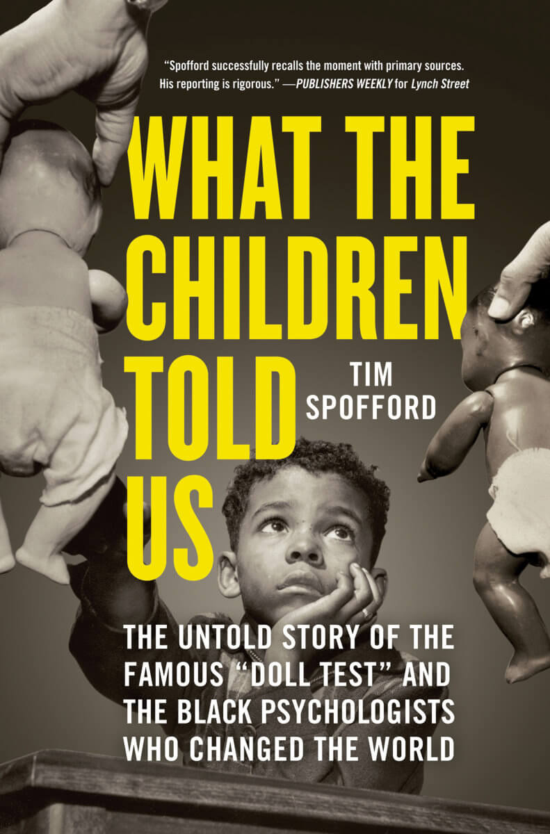 Book cover of "What the children told us" by Tim Spofford.