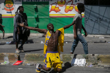APTOPIX Haiti Protest