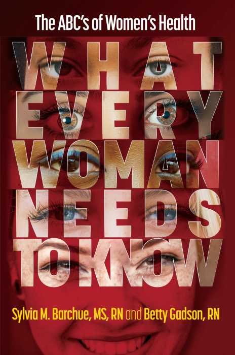 Book cover of "The ABC's of Women's Health" by Sylvia M. Barchue and Betty Gadson.