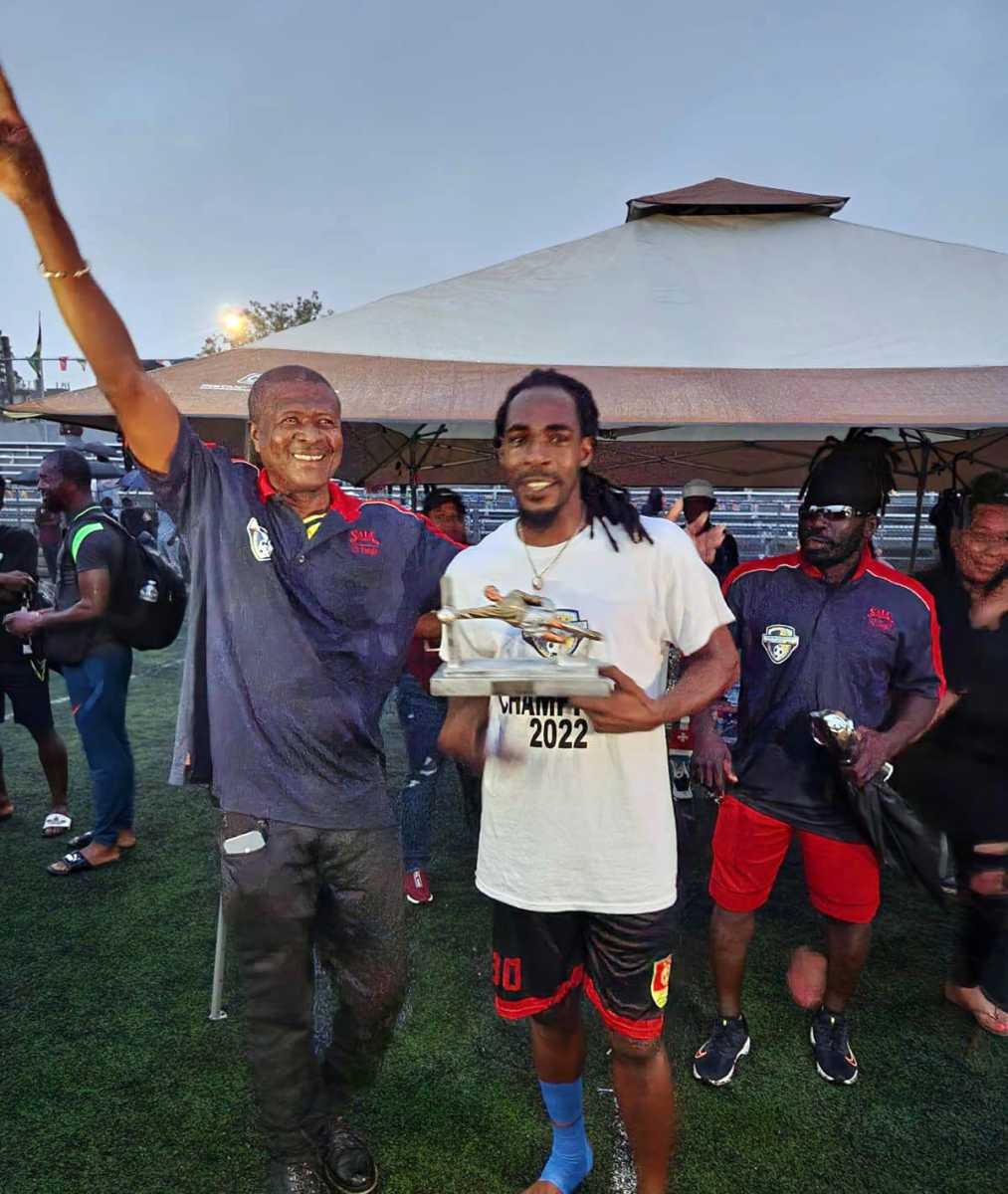 MVP and Best Goal Keeper Josh Charles, center.