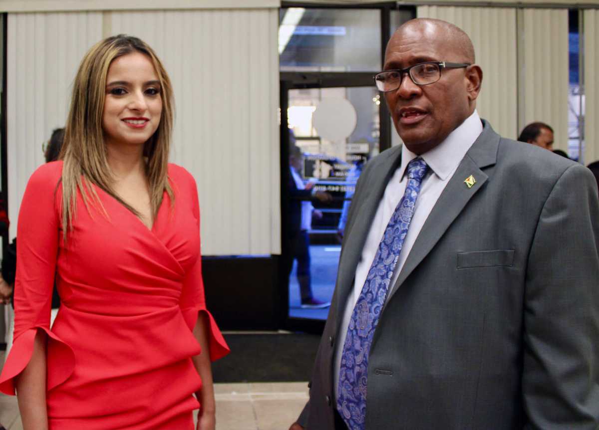 New York State Assemblywoman Jenifer Rajkumar (left) has started plans to work with CG Michael E. Brotherson to empower her Assembly District 38 in Queens that is home to a large Guyanese community.