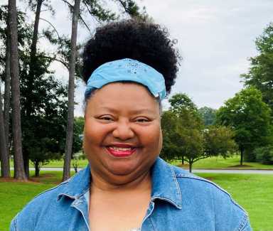"Lotus Bloom and the Afro Revolution" author, Sherri Winston.