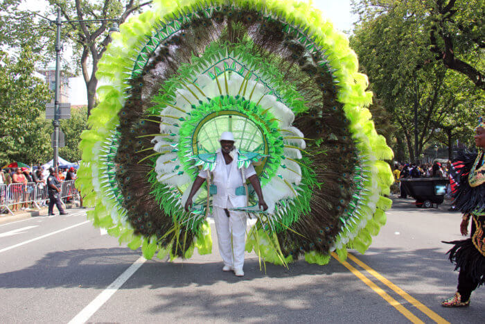Glen Fahie Turnbull, of Tortola, co-band leader of D'Midas International NY portrays "The Magnificent."