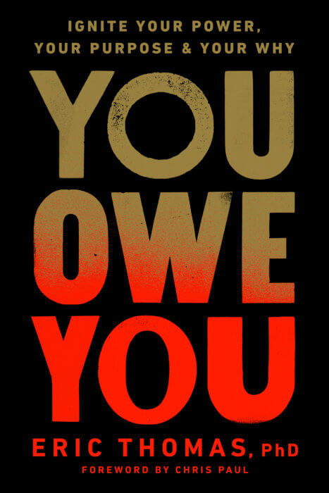 Book cover of "You Owe You" by Eric Thomas.