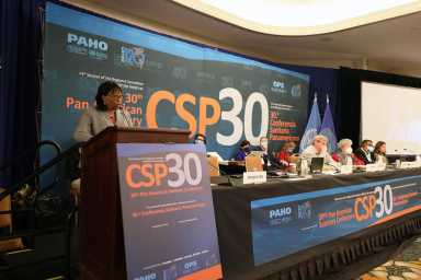 PAHO Director Dr. Carissa Etienne