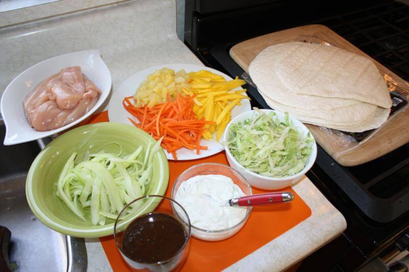 Jerk Chicken Wraps Caribbean Life