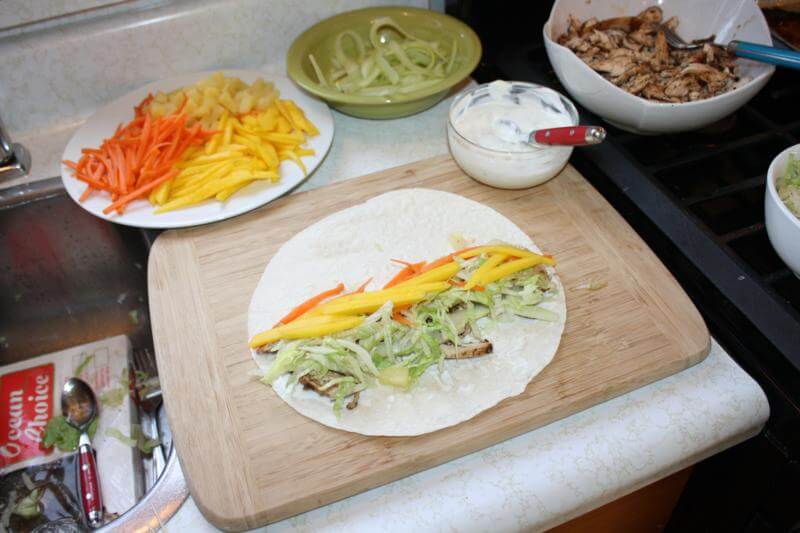 Jerk Chicken Wraps Caribbean Life