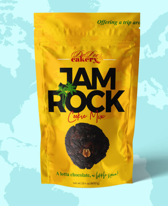 De'Lor Cakery Jam Rock Cookie Mix. 