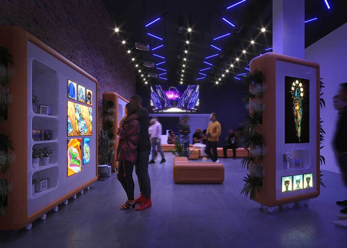 The Oasis art gallery at the SEED Brklyn.