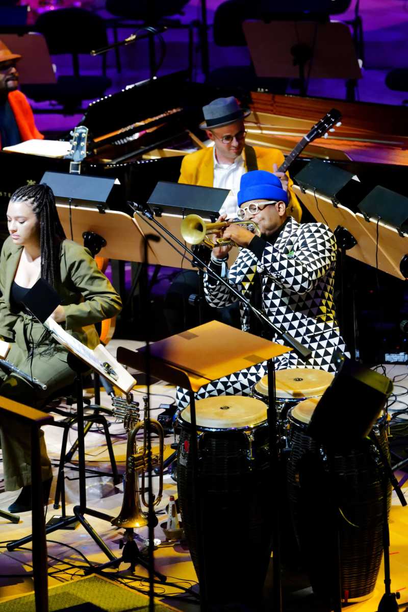 Trinidadian composer Etienne Charles at the Lincoln Center in Manhattan.