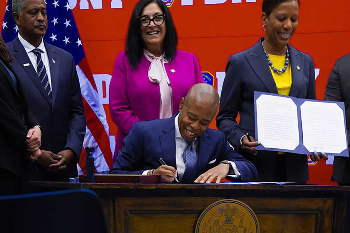 Mayor Adams Signs Package of Bills to Improve Diversity Within FDNY.