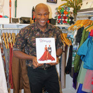 Jamaican born Glenroy Marsh shows off his new coffee table book of fashion, Fashion Allure, ready for the pre-order sale online.