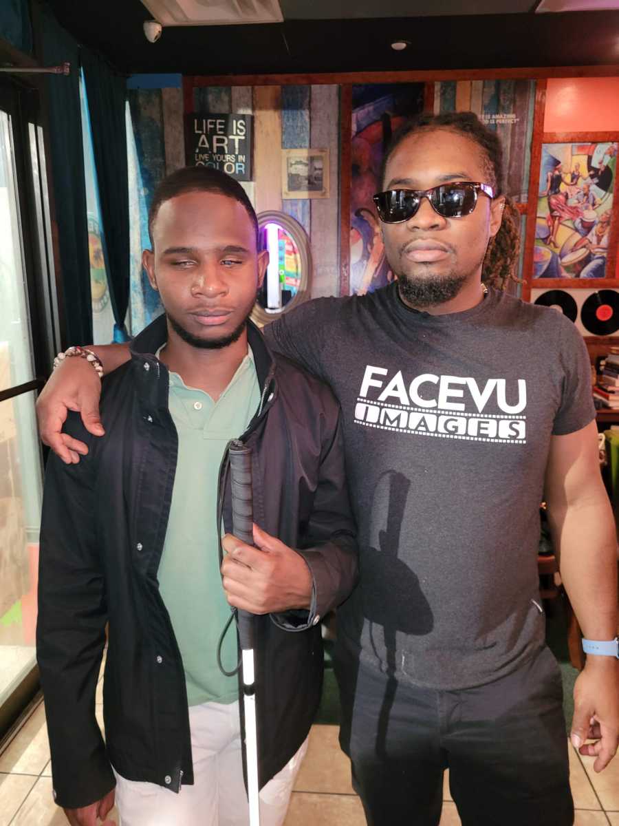 Jamaican singer Nigy Boy and Jerry McDonald.