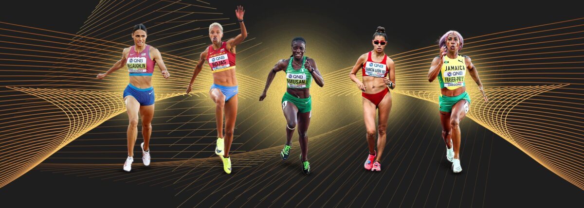 Jamaica’s Shelly-Ann Fraser-Pryce, right, among finalists for Women’s World Athlete of the Year 2022