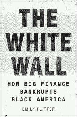 Book cover of "The White Wall" by Emily Flitter.