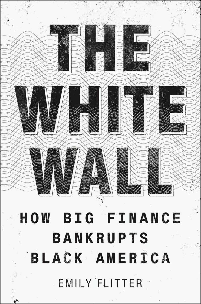 Book cover of "The White Wall" by Emily Flitter.