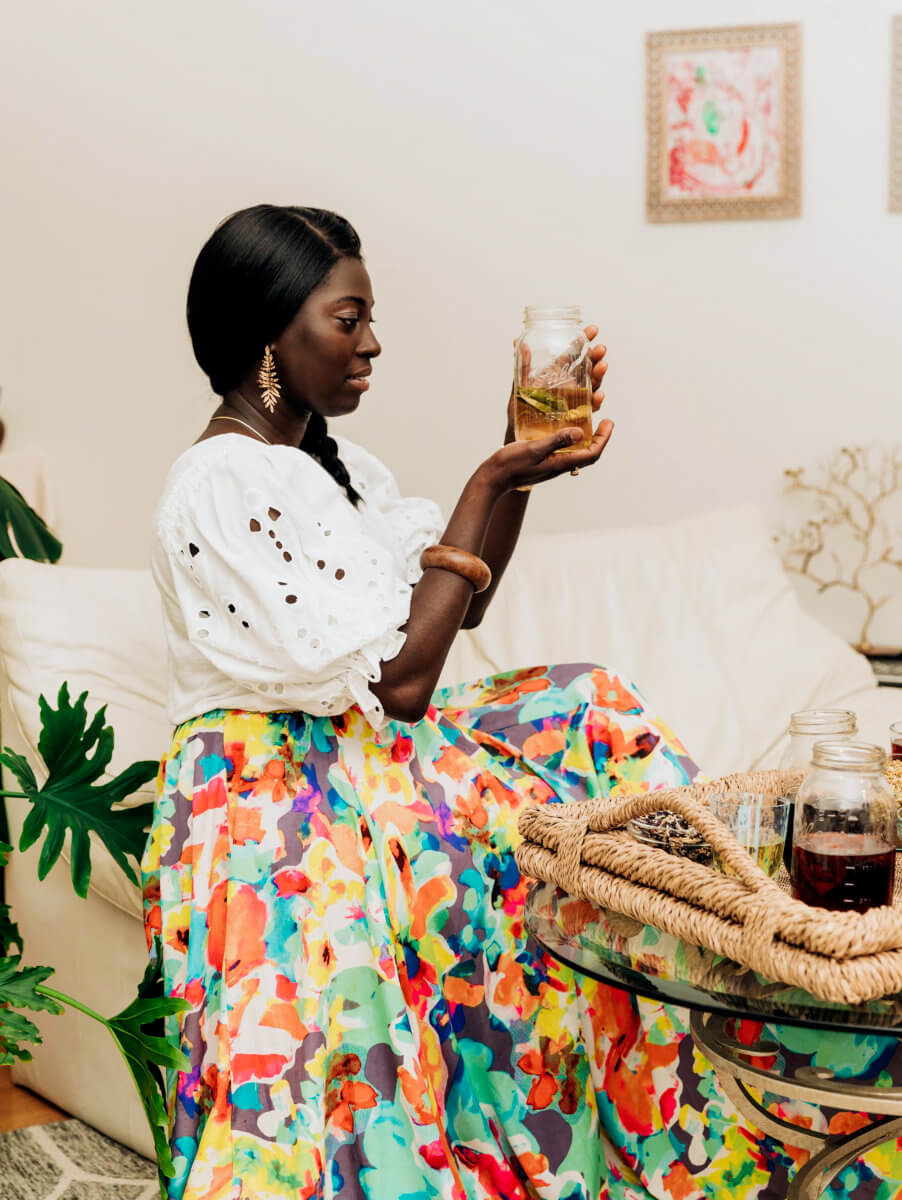 Hrbvor (Herbivore) Teas founder Zahira Marmar.