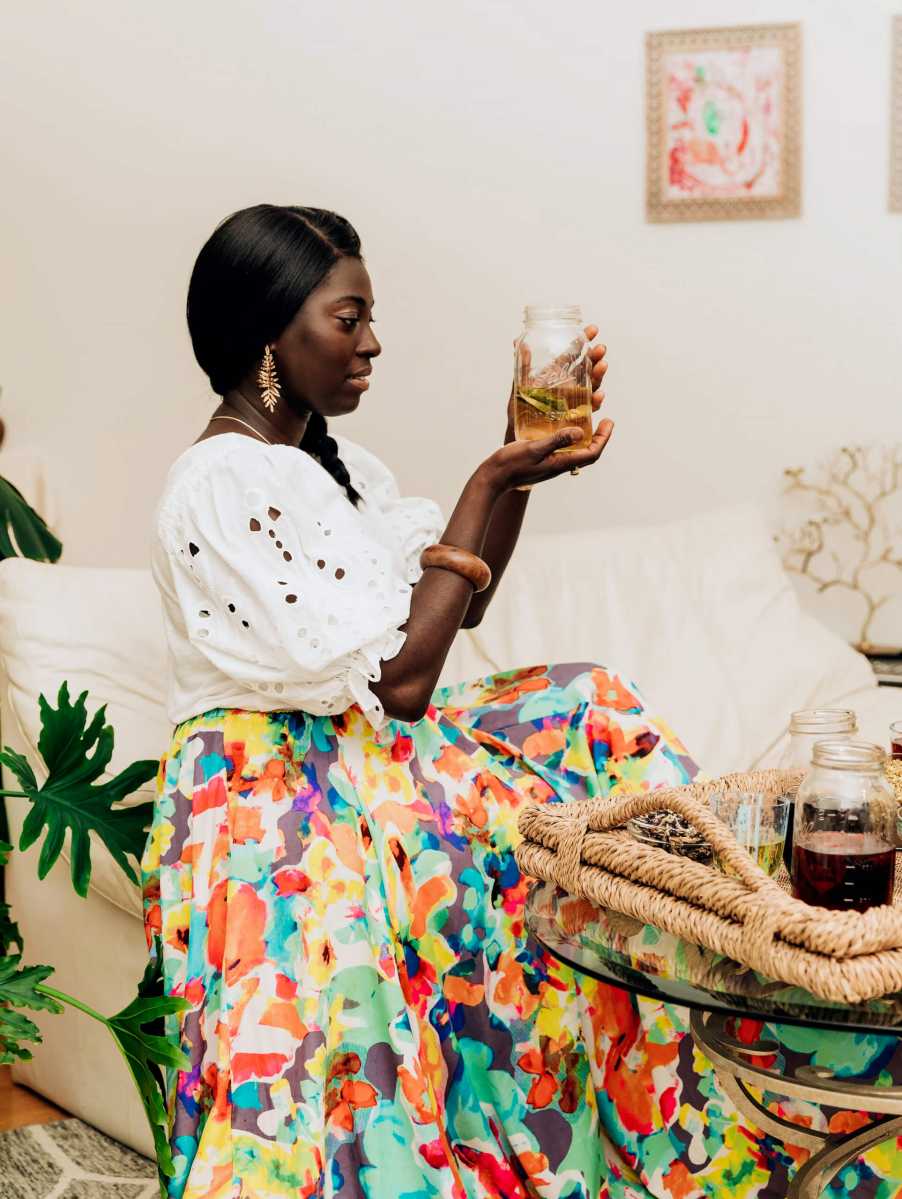 Hrbvor (Herbivore) Teas founder Zahira Marmar.