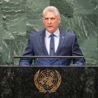 Cuba President Miguel Mario Díaz-Canel Bermudez.