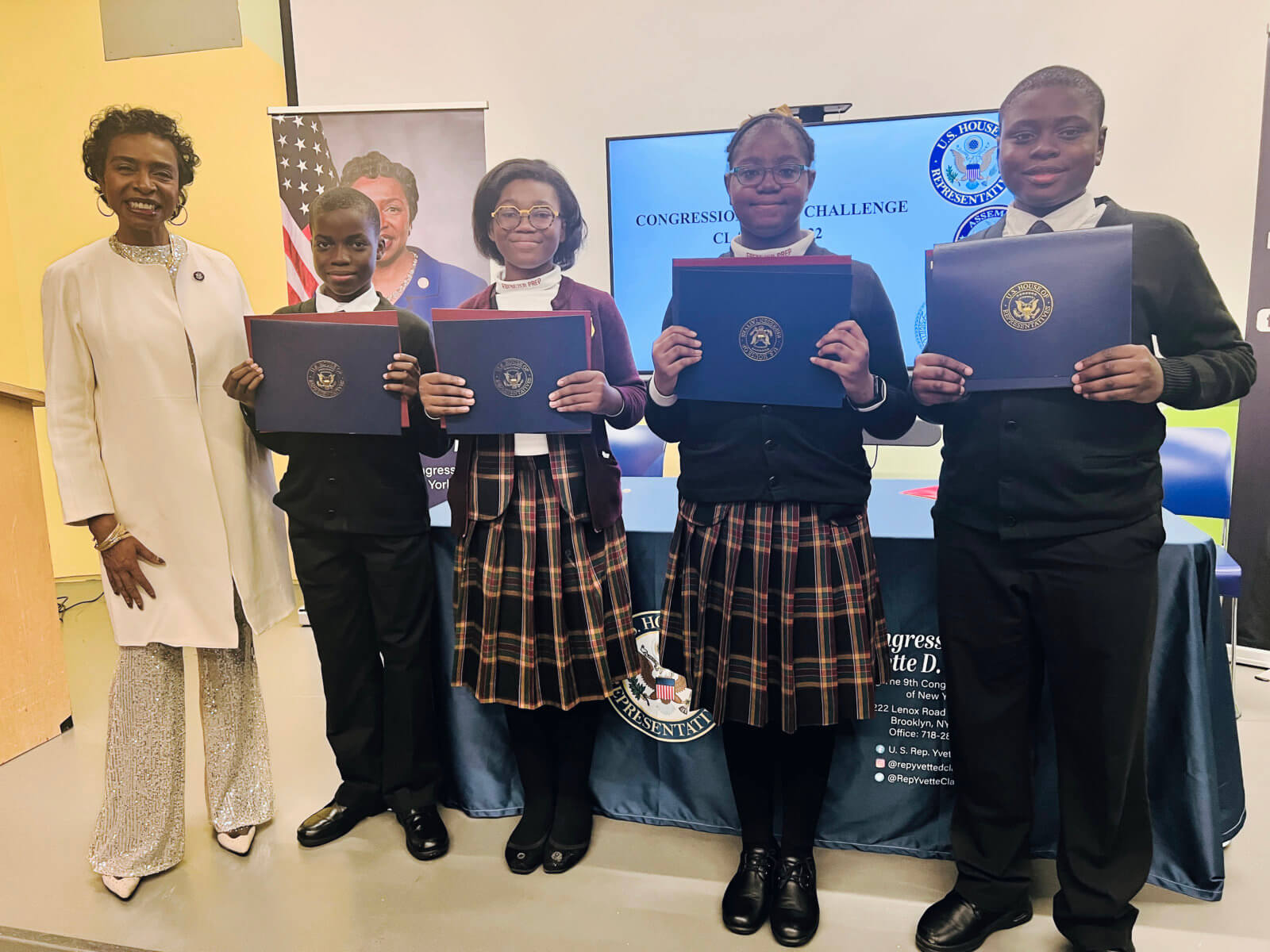 Congressional App Challenge winners receive their award Caribbean Life