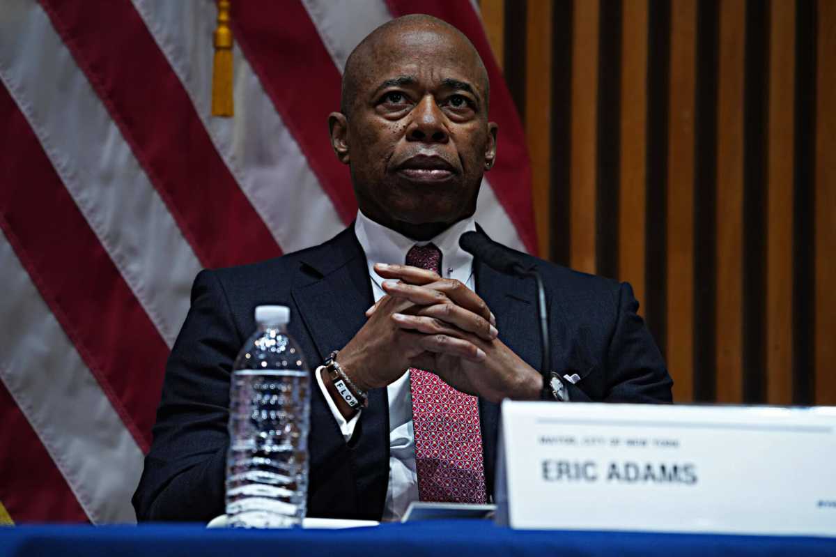 Mayor Eric Adams.