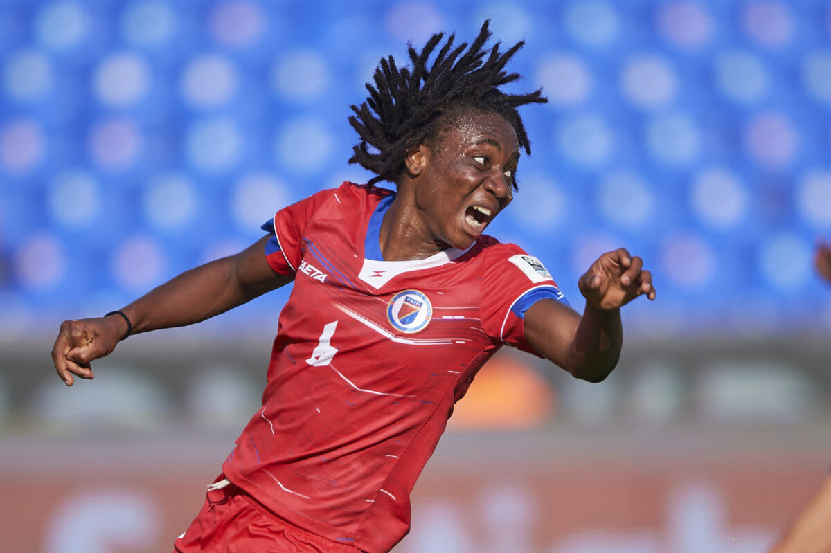 Haiti Women’s National Team star player, Melchie Dumornay.