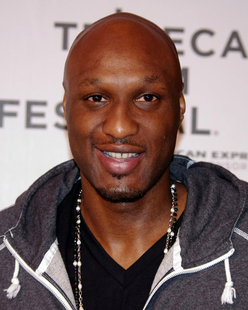 Lamar Odom at the 2012 Tribeca Film Festival.