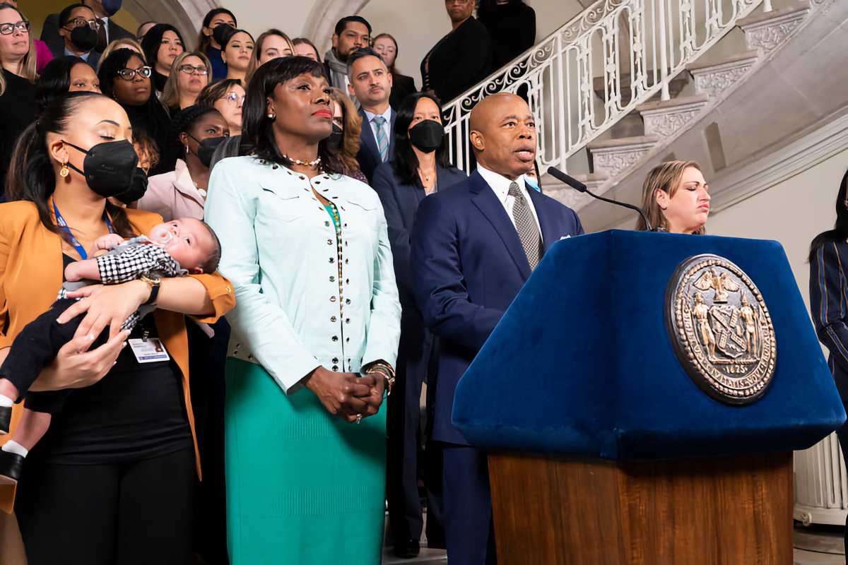 Mayor Eric Adams Outlines Plans for a Women's Health Agenda.