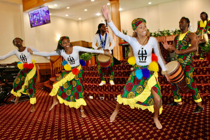Dancers and drummers of the Ifetayo Cultural Arts Academy wowed the audience at A Shared Dream MLK concert, at Goshen Temple of SDA, Brooklyn.