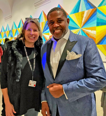 NYS Senator Kevin Parker with Anne Pasternak,