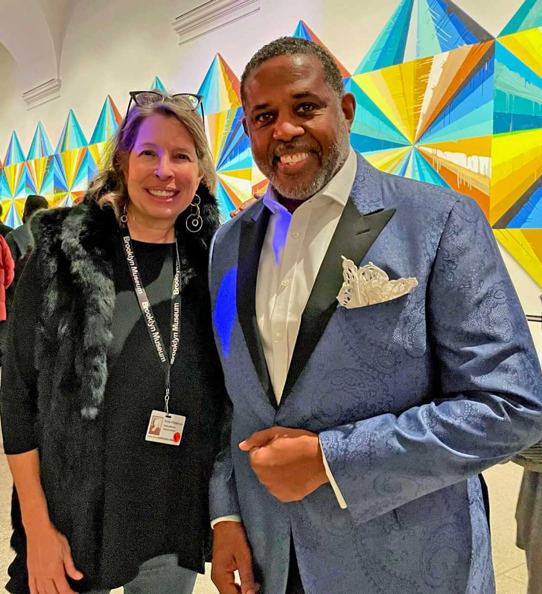 NYS Senator Kevin Parker with Anne Pasternak,