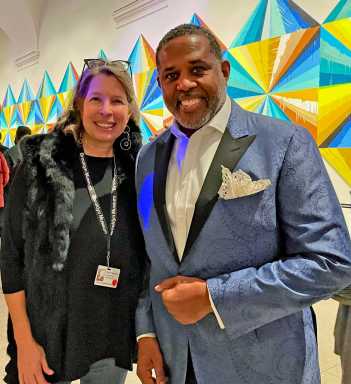 NYS Senator Kevin Parker with Anne Pasternak,