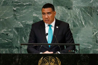 Prime Minister of Jamaica Andrew Holness